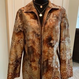 Long Sleeve Silk Jacket